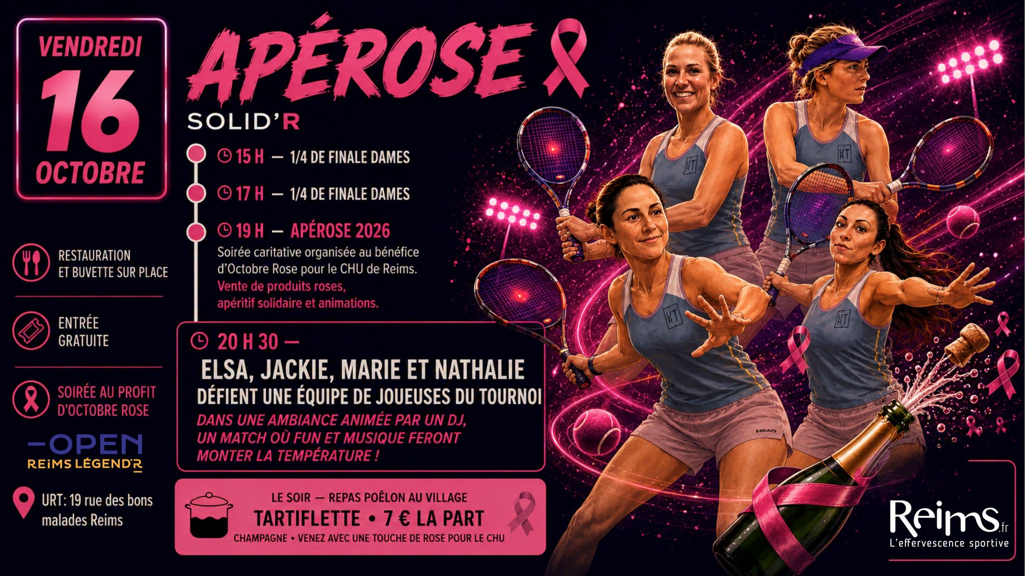 Octobre rose dans nos clubs