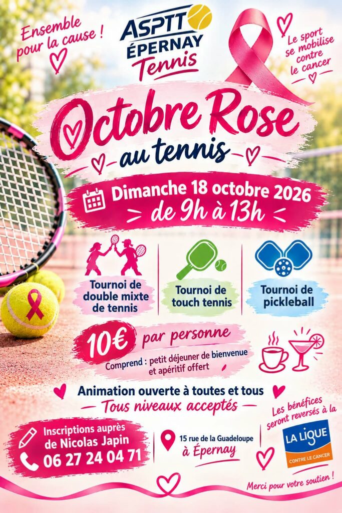 Octobre rose dans les clubs de la Marne
